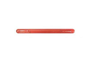 Tote Cart/United 13 3/4" long red plastic shopping cart handle with printing