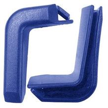 Load image into Gallery viewer, Set of 2 Top Corner Blue Plastic Bumpers for Shopping Carts 
