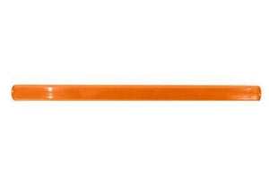 Technibilt/Precision 14" long orange plastic shopping cart handle with printing