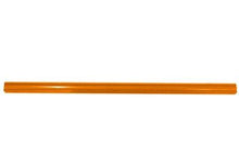 Load image into Gallery viewer, Americana/Unarco Old Style 23” long, 1” round orange plastic shopping cart handle with printing
