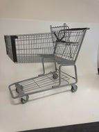 AMW-125 Metal Wire Shopping Cart 17,000 cu. in.
