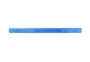 Tote Cart/United 16" long blue plastic shopping cart handle with printing