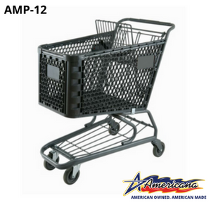 AMP-12 Plastic Shopping Cart
