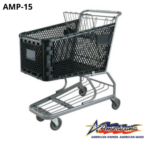 AMP-15 Plastic Shopping Cart