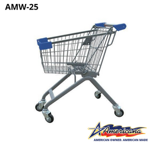 AMW-25 Kiddie Metal Wire Shopping Cart 2,500 cu. in.
