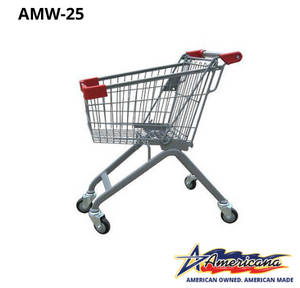 AMW-25 Kiddie Metal Wire Shopping Cart 2,500 cu. in.