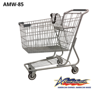 AMW-85 Metal Wire Shopping Cart 12,000 cu. in.