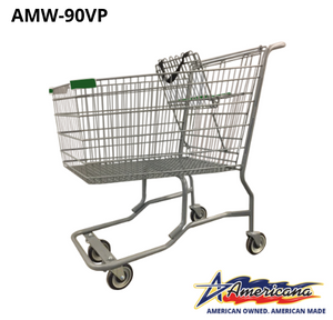 AMW-90VP Metal Wire Shopping Cart Vermaport Frame for Conveyor 18,000 cu. in.