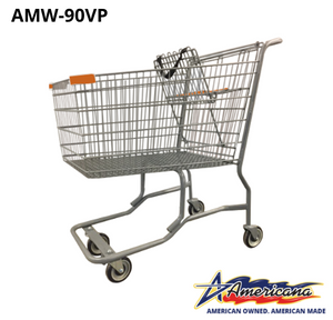 AMW-90VP Metal Wire Shopping Cart Vermaport Frame for Conveyor 18,000 cu. in.