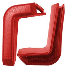 Load image into Gallery viewer, Set of 2 Top Corner Red Plastic Bumpers for Shopping Carts 
