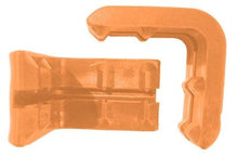 Load image into Gallery viewer, Set of 2 Front Corner Orange Plastic Bumpers for Shopping Carts 

