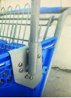 Anti-Theft Bracket & Pole Assembly for Plastic Carts (Pole and Bracket)