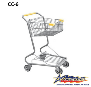 CC-6 The Convenience Cart Metal Wire Shopping Cart 5,200 cu. in.