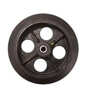 8" x 2" Mold on Rubber Wheel