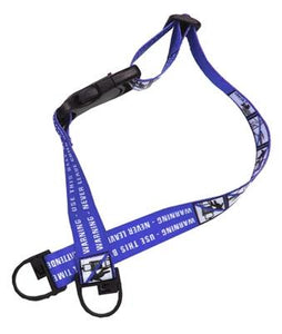 Blue Child Seat Belt Straps With Printing For Shopping Carts