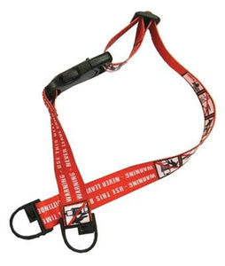 Red Child Seat Belt Straps With Printing For Shopping Carts