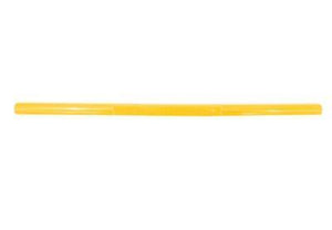 Technibilt/Precision 23" long yellow plastic shopping cart handle with printing