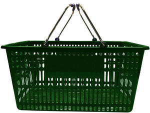 Green Plastic Jumbo Hand Basket