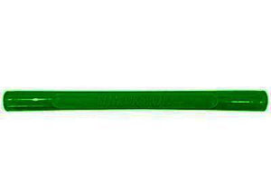 Americana/Unarco 4 Nibs 13” long green plastic shopping cart handle with Thank You printing
